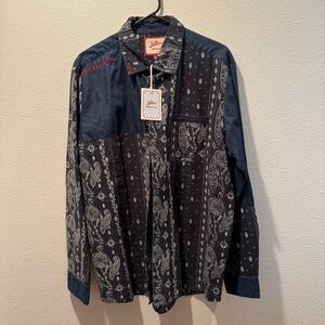 NWT - Joe Brown's Bandana Button Down